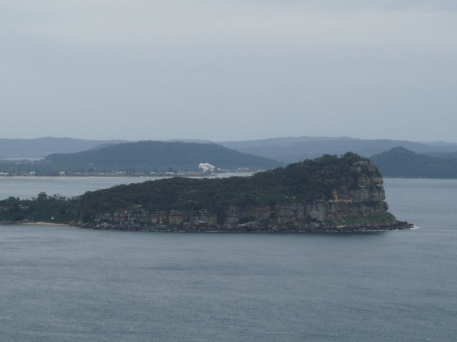 Lion Island, a famiiar landmark for navigators up the Hawkesbury River